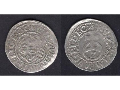 Hanau-Lichtenberg. Philipp IV. (1539-1590). 2 Kreuzer 1587. S titulem Rudolfa II.