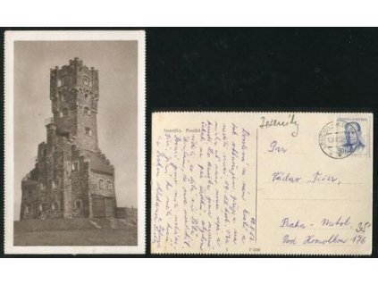 PRADĚD. Rozhledna. 1953.