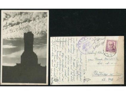 PRADĚD. Rozhledna. 1947.