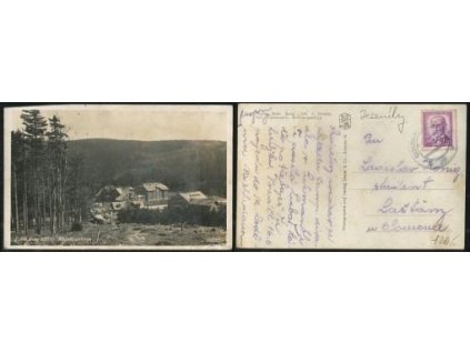 ČERVENOHORSKÉ SEDLO. Roter Berg 1011 m n. m.