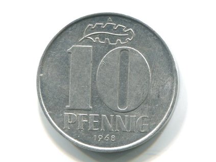 NDR. 10 Pfennig 1968.