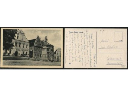 TÁBOR. Žižkův pomník. 1949.