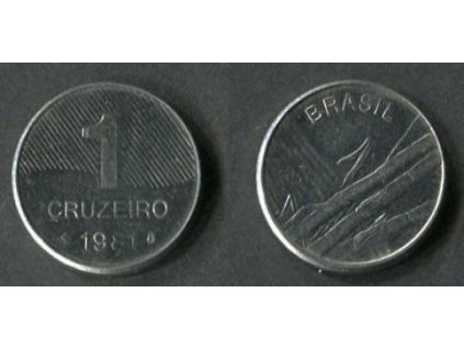 BRAZÍLIE. 1 cruzeiro 1981. KM-590