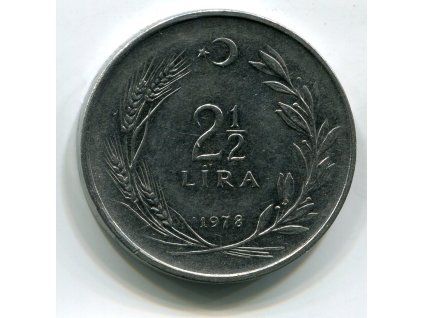 TURECKO. 2 1/2 lira 1978.