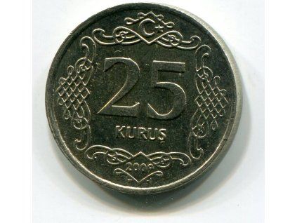 TURECKO. 25 kurus 2009. KM-1242
