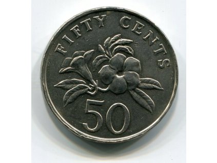 SINGAPUR. 50 cents 1990.