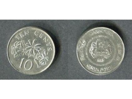 SINGAPUR. 10 cents 1987. KM-51