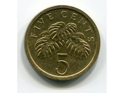 SINGAPUR. 5 cents 1989. KM-50