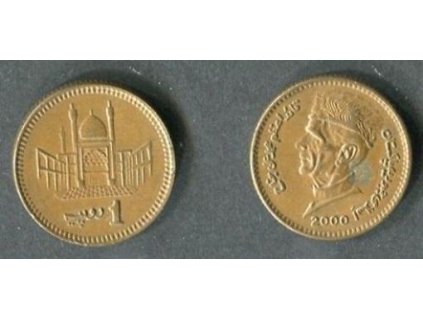 PAKISTÁN. 1 rupee 2000. KM-62
