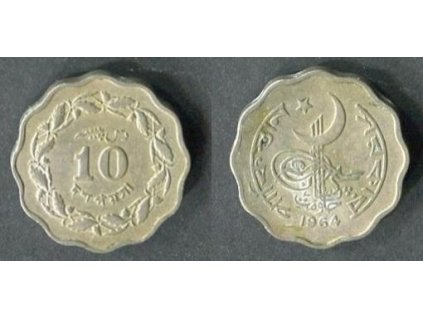 PAKISTÁN. 10 paisa 1964. KM-27