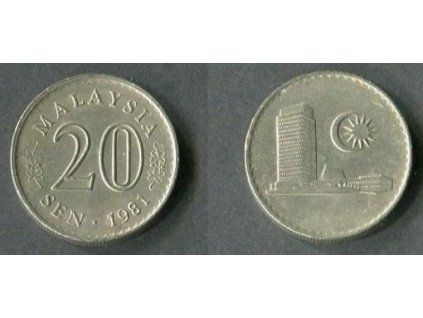 MALAISIE. 20 sen 1981. KM-4