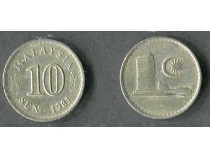 MALAISIE. 10 sen 1981. KM-3