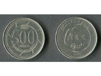 LIBANON. 500 livres 1996. KM-39