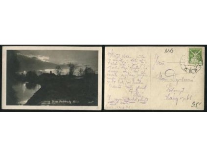 PODĚBRADY. Lázně. Večer. 1924.