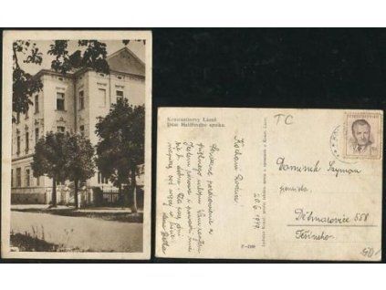 KONSTANTINOVY LÁZNĚ. Dům Haléřového spolku. 1949.