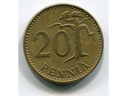 FINSKO. 20 penniä 1974.