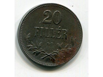 František Josef I. 20 fillér 1916/KB.