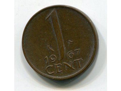 NIZOZEMÍ. 1 cent 1967.