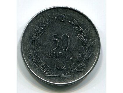 TURECKO. 50 kurus 1974. KM-899