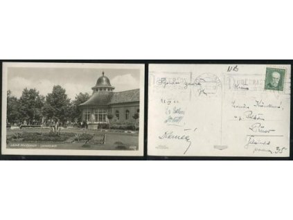 PODĚBRADY. Lázně. Lázeňský park. 1932.
