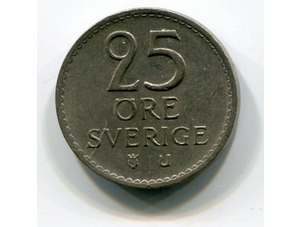 ŠVÉDSKO. 25 öre 1971. KM-836