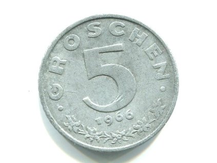 RAKOUSKO. 5 Groschen 1966.