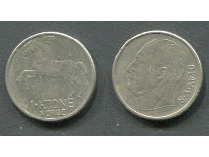 NORSKO. 1 krone 1970. KM-409