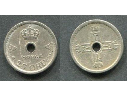 NORSKO. 25 öre 1924. KM-384