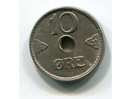 NORSKO. 10 öre 1947.