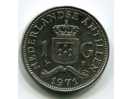 NIZOZEMSKÉ ANTILY. 1 gulden 1971. KM-12