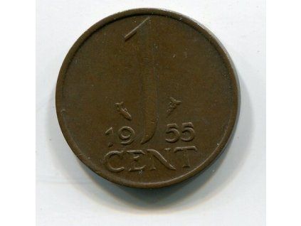 NIZOZEMÍ. 1 cent 1955.