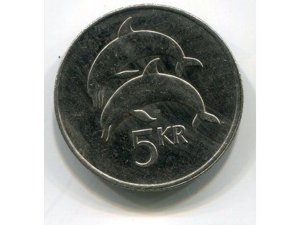 ISLAND. 5 krónur 1996.