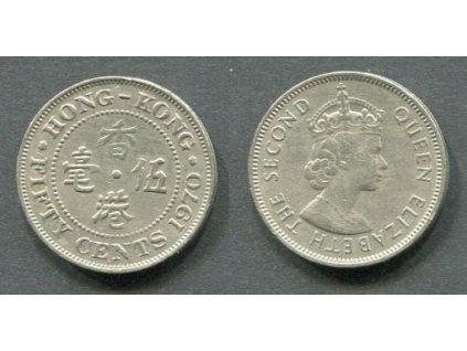 HONG KONG. 50 cents 1970. KM-30.1