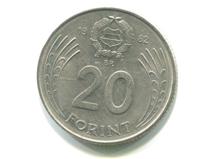 MAĎARSKO. 20 forint 1982.