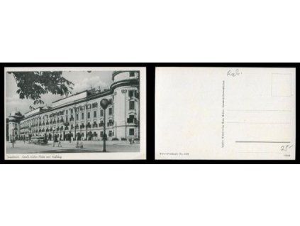 Innsbruck. Náměstí Adolfa Hitlera, zámek Hofburg.
