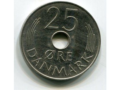 DÁNSKO. 25 öre 1976. KM-861.1