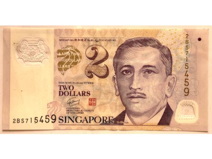 SINGAPUR. 2 dollars.