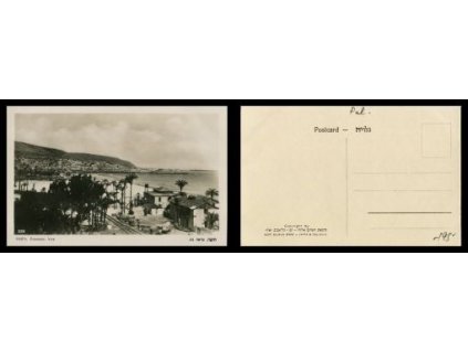 Panoramatický pohled na město Haifa.