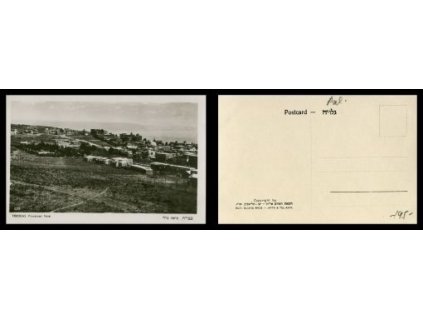 Panoramatický pohled na město Tiberias.