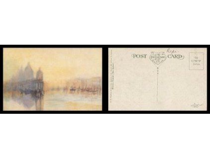 Joseph Mallord William Turner : Venice, sunset. The Salute.