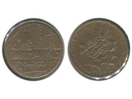 FRANCIE. 10 francs 1977. KM-940