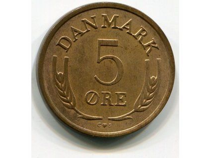 DÁNSKO. 5 öre 1964.