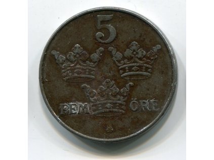 ŠVÉDSKO. 5 öre 1948. KM-812