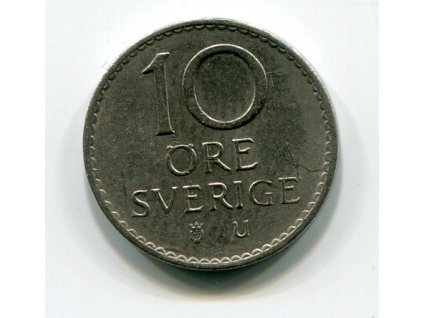 ŠVÉDSKO. 10 öre 1968. KM-835