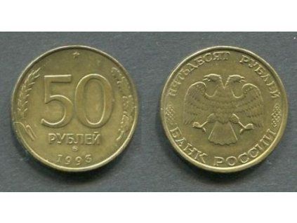 RUSKO. 50 rublej 1993/MM. Nemangnetická.