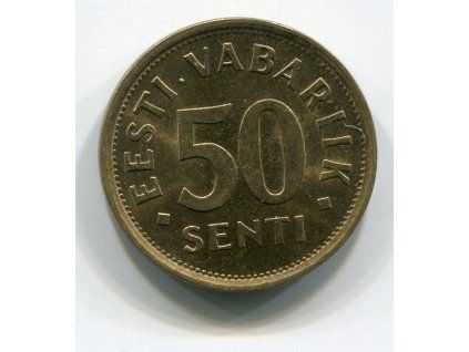 ESTONSKO. 50 senti 1992. KM-24