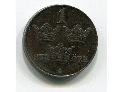 ŠVÉDSKO. 1 öre 1949. KM-810