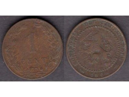 NIZOZEMÍ. 1 cent 1904.
