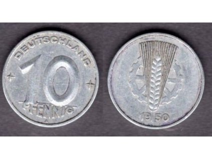 NDR. 10 Pfennig 1950/A. KM-3