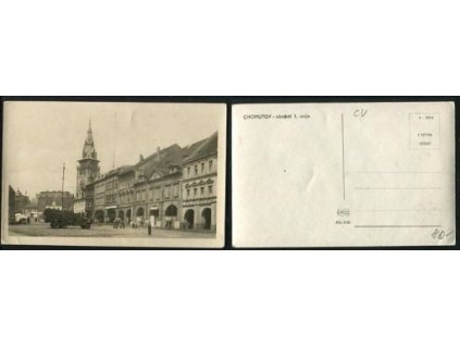 CHOMUTOV. Náměstí 1. máje.